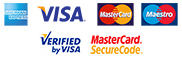American Express, Visa, Mastercard