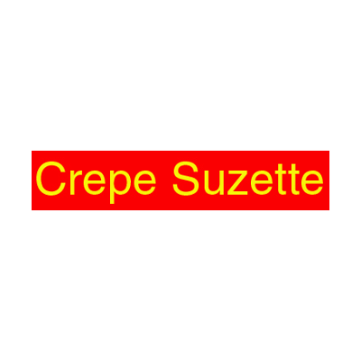 Crepe Suzette